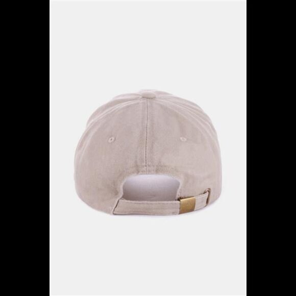 Zenana Washed DALLAS Embroidered Baseball Cap - Picture 4 of 10